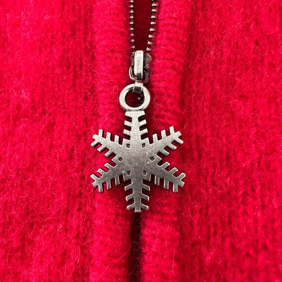 Novelty Wool Cottage Apres Ski Nordic Christmas Cardigan Sweater - Picture 3 of 15